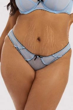 Deja Day Knickers Grace Lavender Mesh Thong