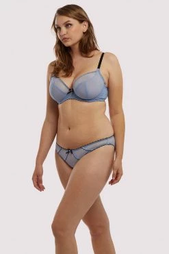 Deja Day Grace Lavender Mesh Brief