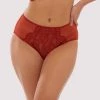Deja Day Emma Ginger High Waisted Brief Knickers