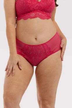 Deja Day Emma Pink Highwaist Brief