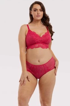 Deja Day Emma Pink Highwaist Brief