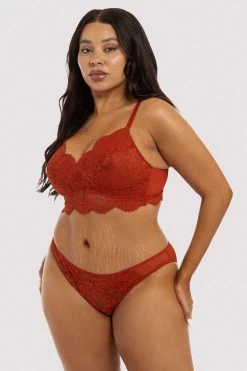 Deja Day Knickers Emma Ginger Brazilian Brief