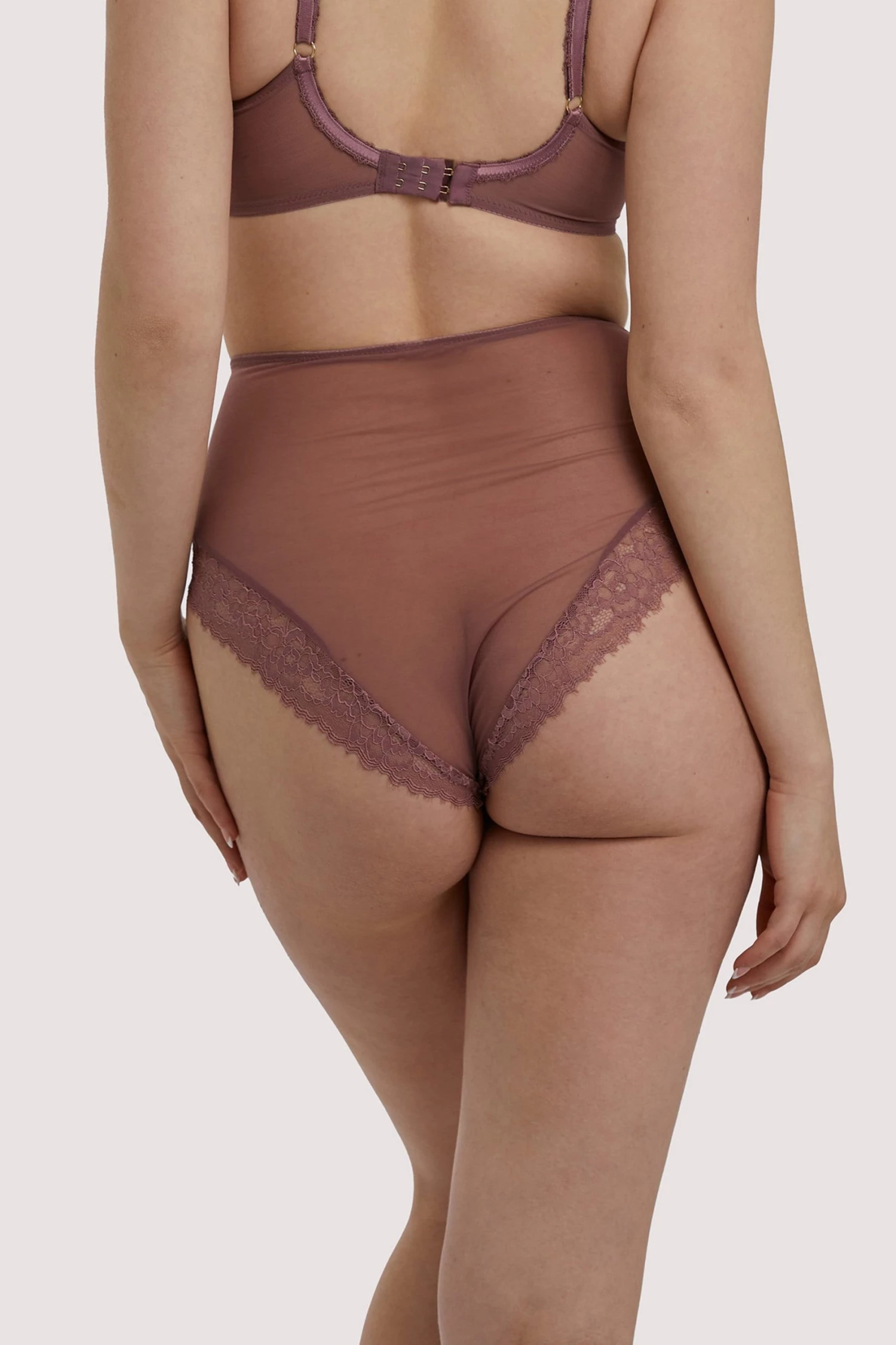 Deja Day Knickers Rosalyn Mocha High Waist Brief 6 Deja Day Knickers Rosalyn Mocha High Waist Brief