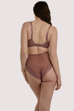 Deja Day Knickers Rosalyn Mocha High Waist Brief 15 Deja Day Knickers Rosalyn Mocha High Waist Brief