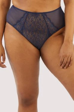 Deja Day Emma Navy High Waisted Brief New In 13 Deja Day Emma Navy High Waisted Brief New In