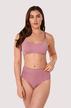 Deja Day Second Skin Rose Recycled Highwaist Brief