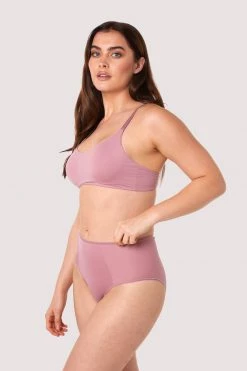 Deja Day Second Skin Rose Recycled Highwaist Brief