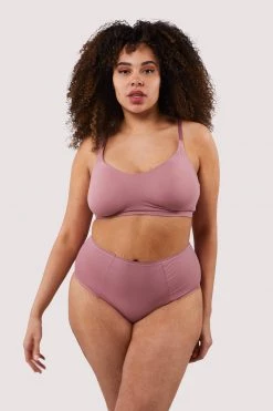 Deja Day New In Second Skin Rose Recycled Crop Top Bra