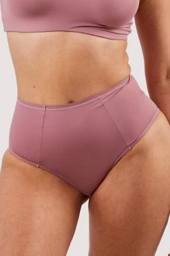 Deja Day Second Skin Rose Recycled Highwaist Brief