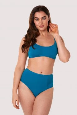 Deja Day Second Skin Teal Recycled Highwaist Brief 13 Deja Day Second Skin Teal Recycled Highwaist Brief