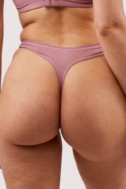 Deja Day New In Second Skin Rose Recycled Thong