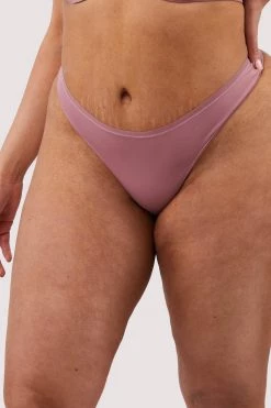 Deja Day New In Second Skin Rose Recycled Thong