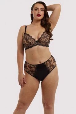 Dita Von Teese Lingerie Severine Black Brief Curve