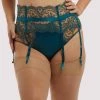 Dita Von Teese Lingerie Severine Shady Spruce Suspender Curve