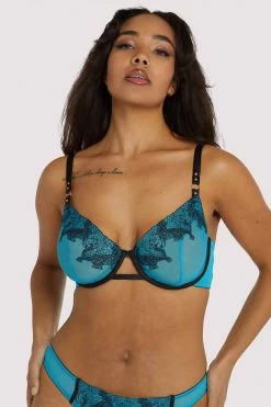 Playful Promises Bras Tiger Blue Bra