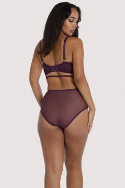 Playful Promises Bras Muriel Purple Plunge Bra