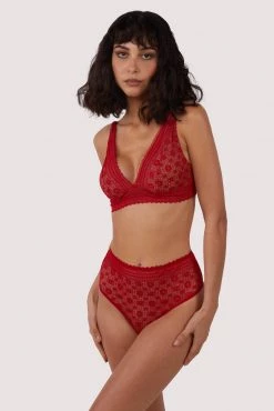FFFB X PP Maia Red Lace Bralette