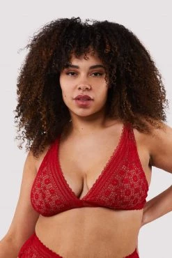 FFFB X PP Maia Red Lace Bralette