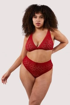 FFFB X PP Maia Red Lace Bralette