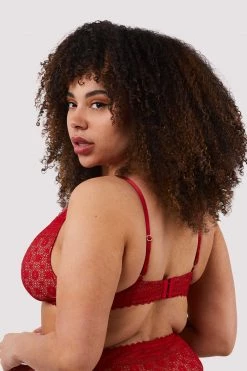 FFFB X PP Maia Red Lace Bralette