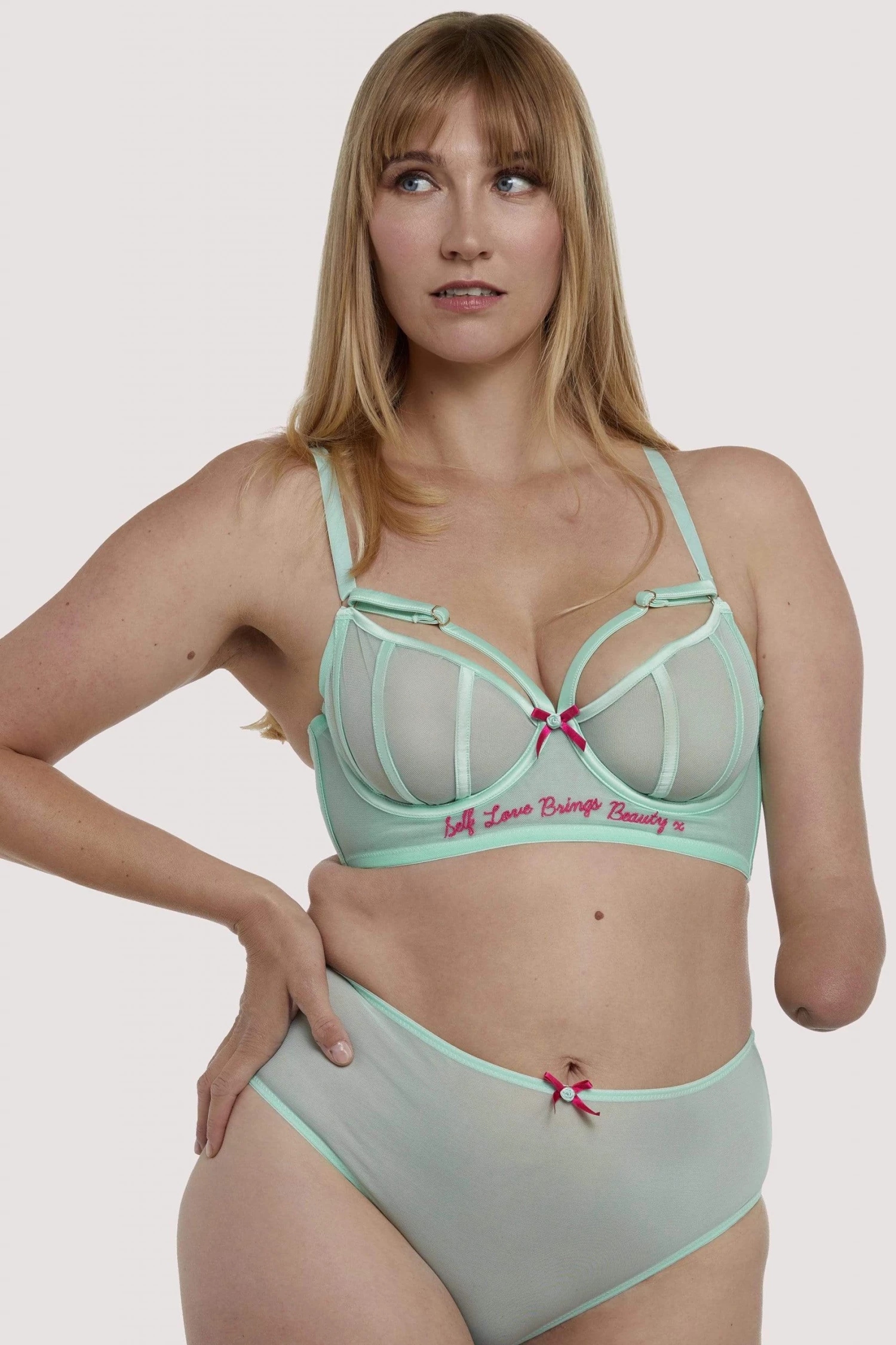 Felicity Hayward X PP Felicity Hayward Longline Self Love Mint Fuller Bust Bra Bras 2 Felicity Hayward X PP Felicity Hayward Longline Self Love Mint Fuller Bust Bra Bras