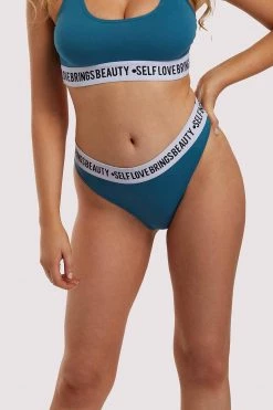 Felicity Hayward X PP X PP Self Love Teal Brief