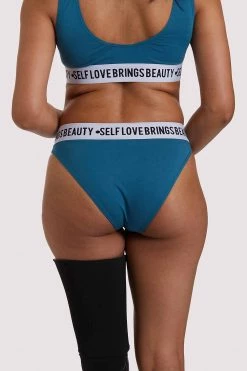 Felicity Hayward X PP X PP Self Love Teal Brief