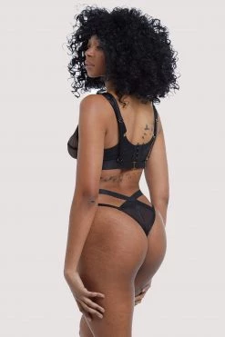 Felicity Hayward X PP Danielle Black Harness Balcony Bra New In 13 Felicity Hayward X PP Danielle Black Harness Balcony Bra New In