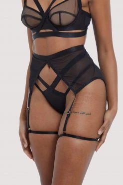 Felicity Hayward X PP New In Danielle Black Harness Suspender