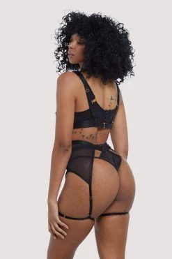 Felicity Hayward X PP New In Danielle Black Harness Suspender