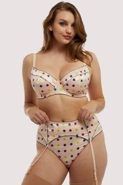 Felicity Hayward X PP X PP Rowswell Polka Dot Peach Bra New In Bras