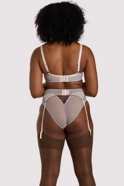 Felicity Hayward X PP X PP Rowswell Polka Dot Peach Suspender