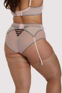 Felicity Hayward X PP X PP Rowswell Polka Dot Peach Suspender