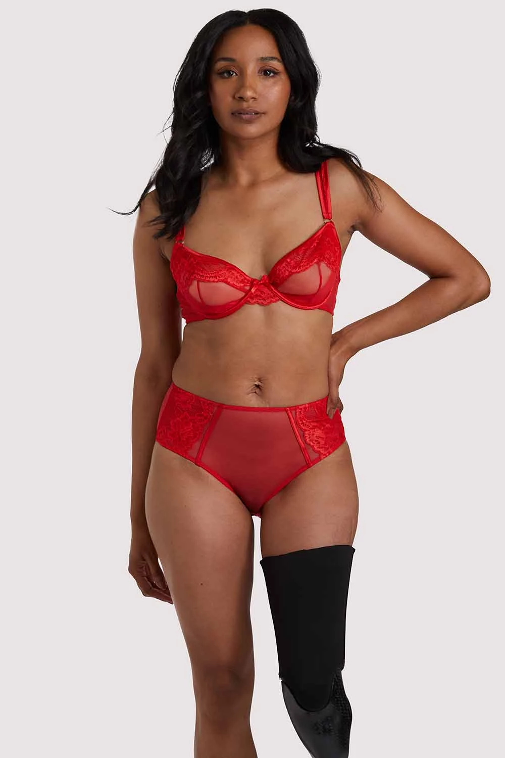 Felicity Hayward X PP Leona Red Plunge Bra New In Bras 7 Felicity Hayward X PP Leona Red Plunge Bra New In Bras