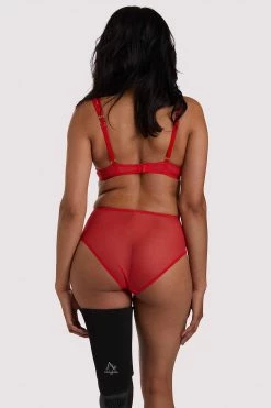 Felicity Hayward X PP Leona Red Plunge Bra New In Bras 22 Felicity Hayward X PP Leona Red Plunge Bra New In Bras