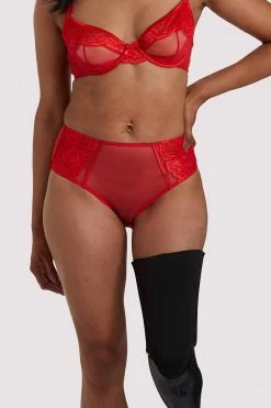 Felicity Hayward X PP X PP Leona Red Highwaist Brief