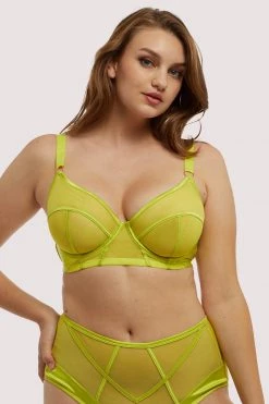 Felicity Hayward X PP Bras X PP Nahli Longline Lime Bra