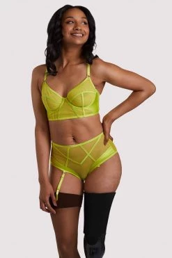 Felicity Hayward X PP Bras X PP Nahli Longline Lime Bra