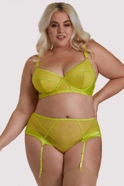 Felicity Hayward X PP Bras X PP Nahli Longline Lime Bra