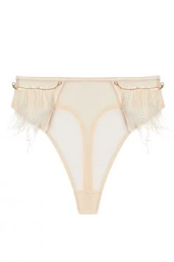 Felicity Hayward X PP Phoenix Blush Feather High Waisted Brief 25 Felicity Hayward X PP Phoenix Blush Feather High Waisted Brief