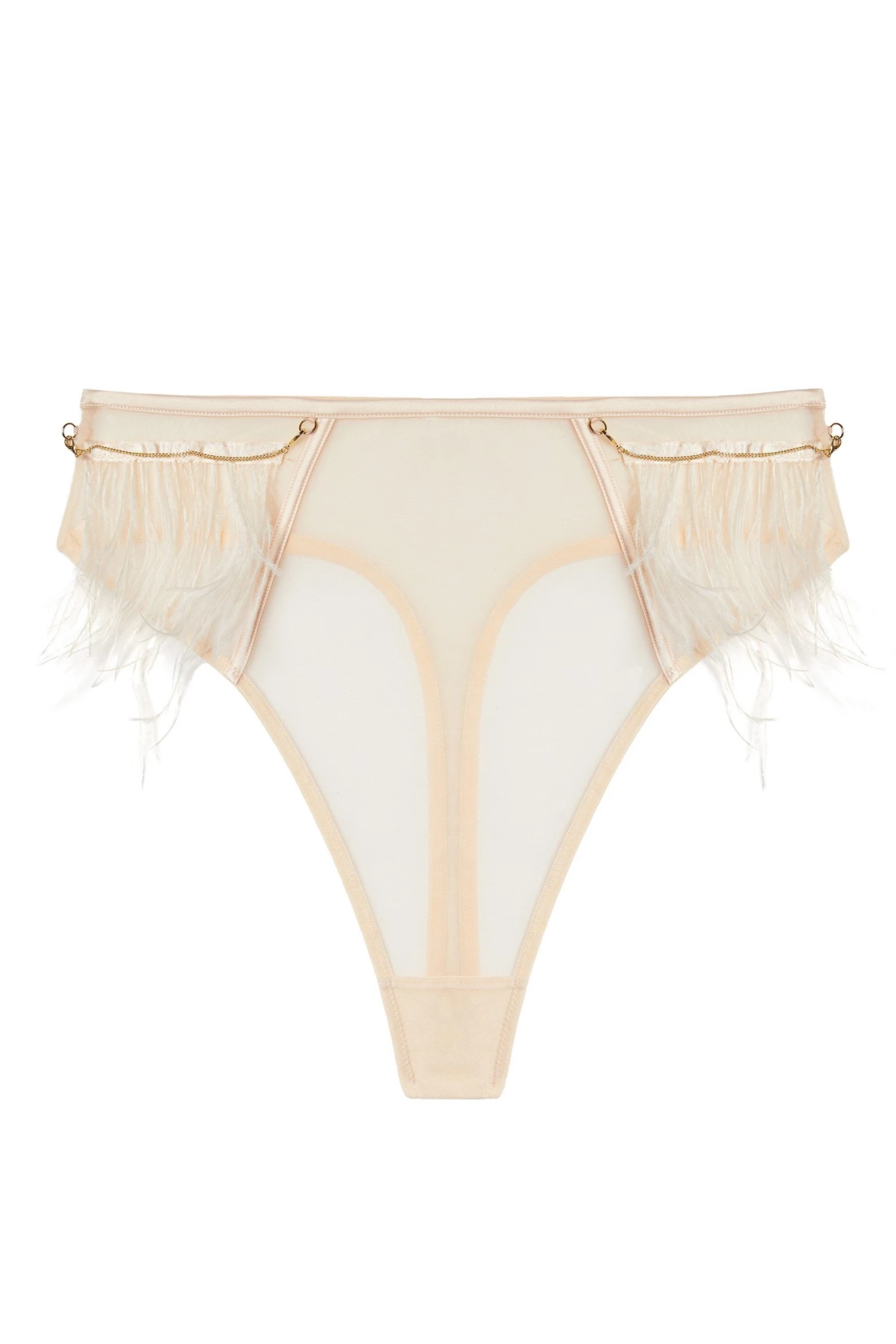 Felicity Hayward X PP Phoenix Blush Feather High Waisted Brief 13 Felicity Hayward X PP Phoenix Blush Feather High Waisted Brief