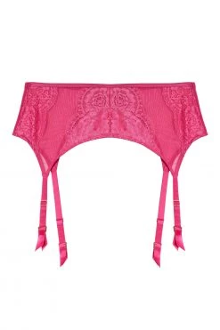 Felicity Hayward X PP Ophelia Pink Cut Out Lace Suspender New In 15 Felicity Hayward X PP Ophelia Pink Cut Out Lace Suspender New In