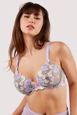 Felicity Hayward X PP Luna Pastel Embroidery Picot Elastic Bra