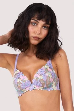 Felicity Hayward X PP Luna Pastel Embroidery Picot Elastic Bra