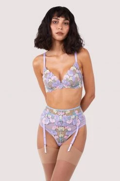Felicity Hayward X PP Luna Pastel Embroidery Picot Elastic Bra