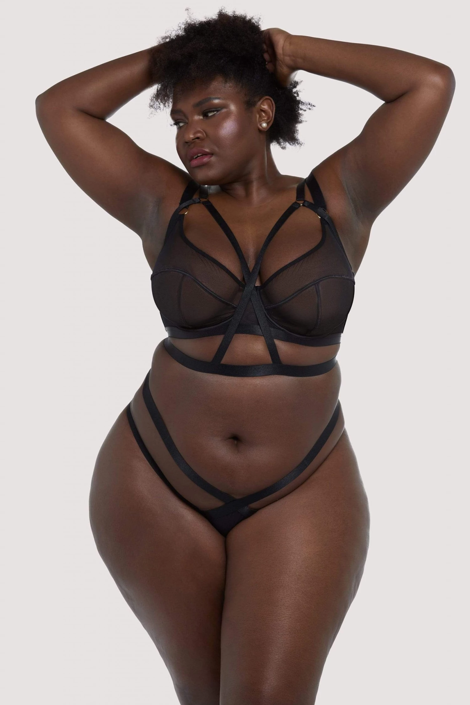 Felicity Hayward X PP Danielle Black Harness Balcony Bra New In 8 Felicity Hayward X PP Danielle Black Harness Balcony Bra New In