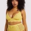 Playful Promises Curve Exclusive Bras Bella Lemon Soft Cup Bra