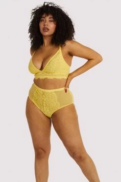 Playful Promises Curve Exclusive Bras Bella Lemon Soft Cup Bra
