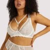 Playful Promises Curve Exclusive Leslie White High Apex Bra Bras