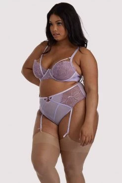 Playful Promises Curve Exclusive Mila Lilac Lace Bra